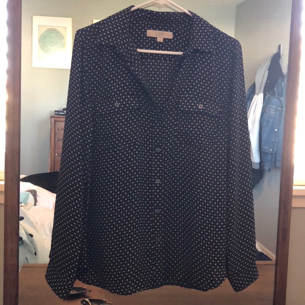 Loft Print Blouse
